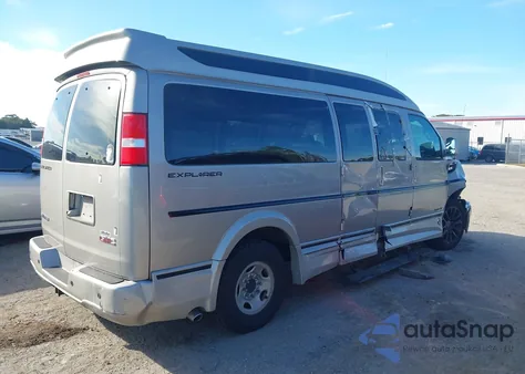 2021 GMC Savana Cargo Rwd 3500 Extended Wheelbase Ls z USA, uszkodzony, nr VIN 1GJZ7NF72M1299648